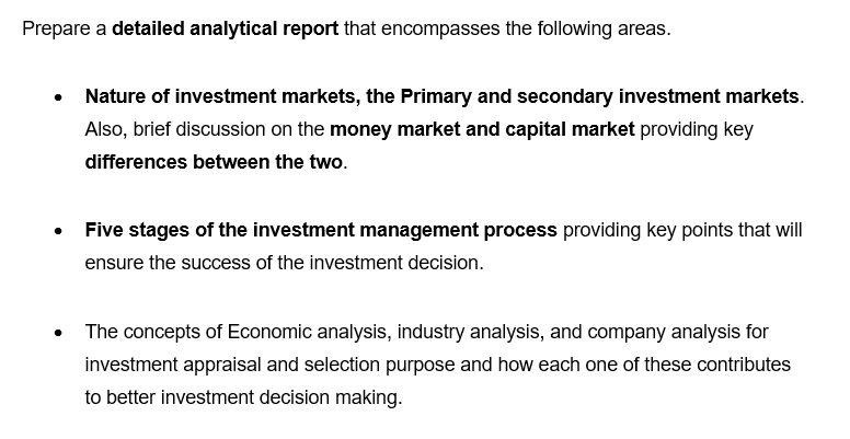 nature of investment management