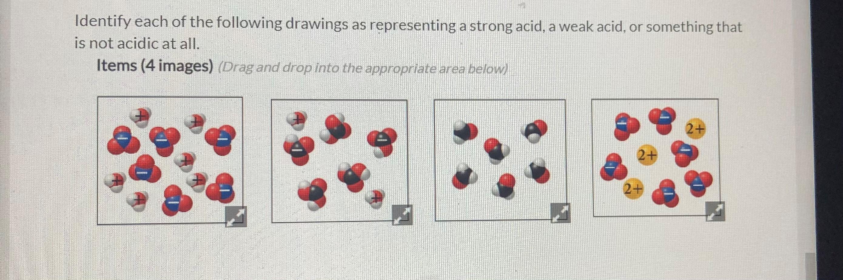 Solved The Diagrams Below Represent Aqueous Solutions That 5348