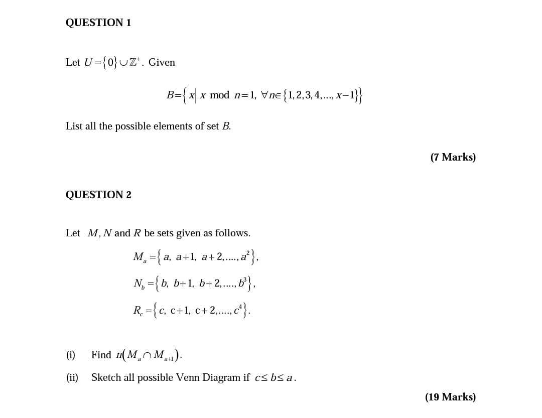 Solved Question 1 Let U 0 Uzt Given B X X Mod N 1 Vn Chegg Com