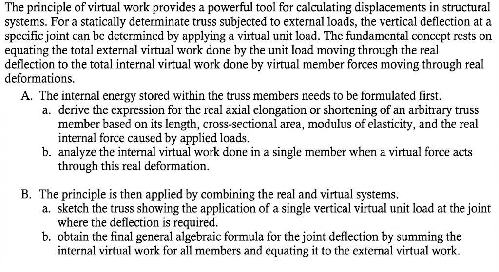 Solved The principle of virtual work provides a powerful | Chegg.com