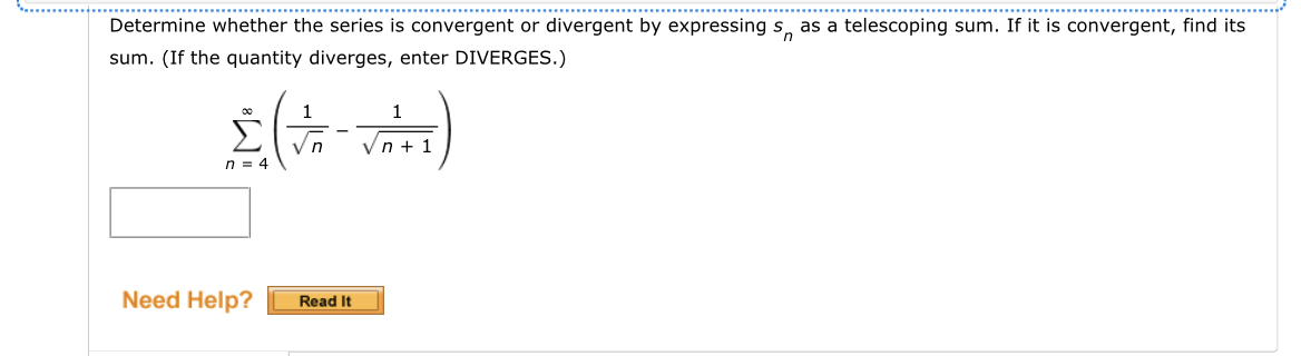 Solved Determine whether the series is convergent or | Chegg.com