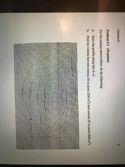 Cross Section Leveling Problems Solved 3: The following cross-section leveling notes were | Chegg.com