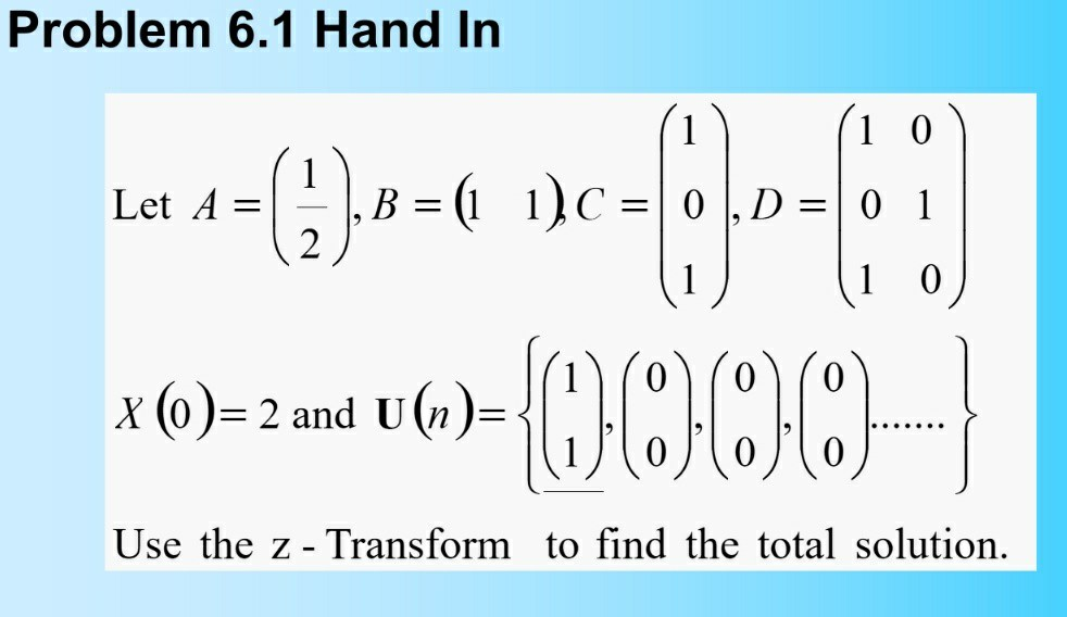 Problem 61 Hand In 10 Na 1 6 14 5 6 10 2 V