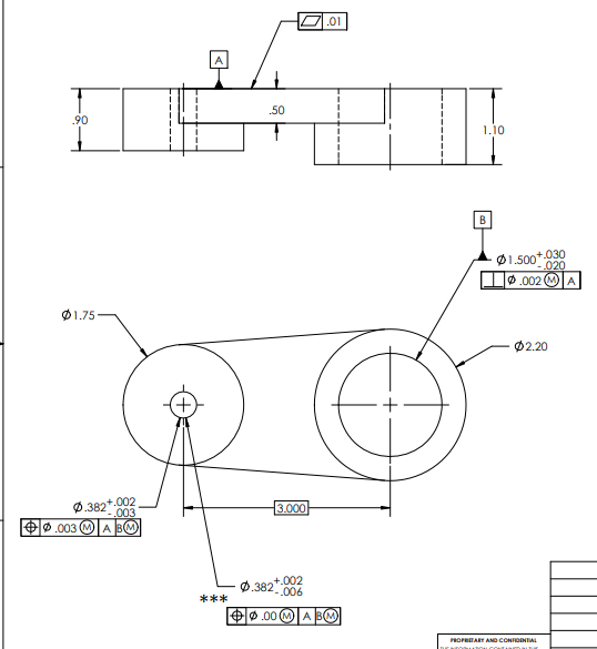 Solved 1) Please Design A Functional Gage To Check The 