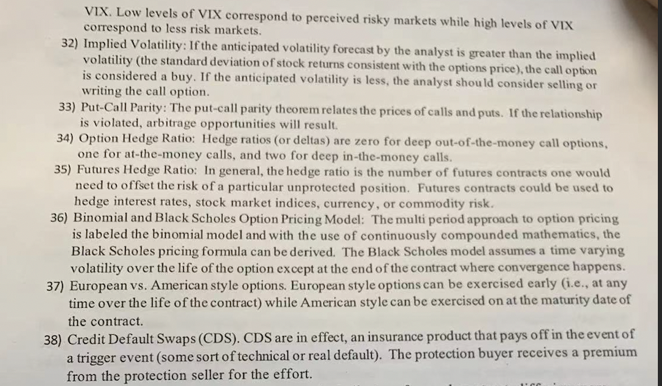 Solved VIX. Low levels of VIX correspond to perceived risky | Chegg.com