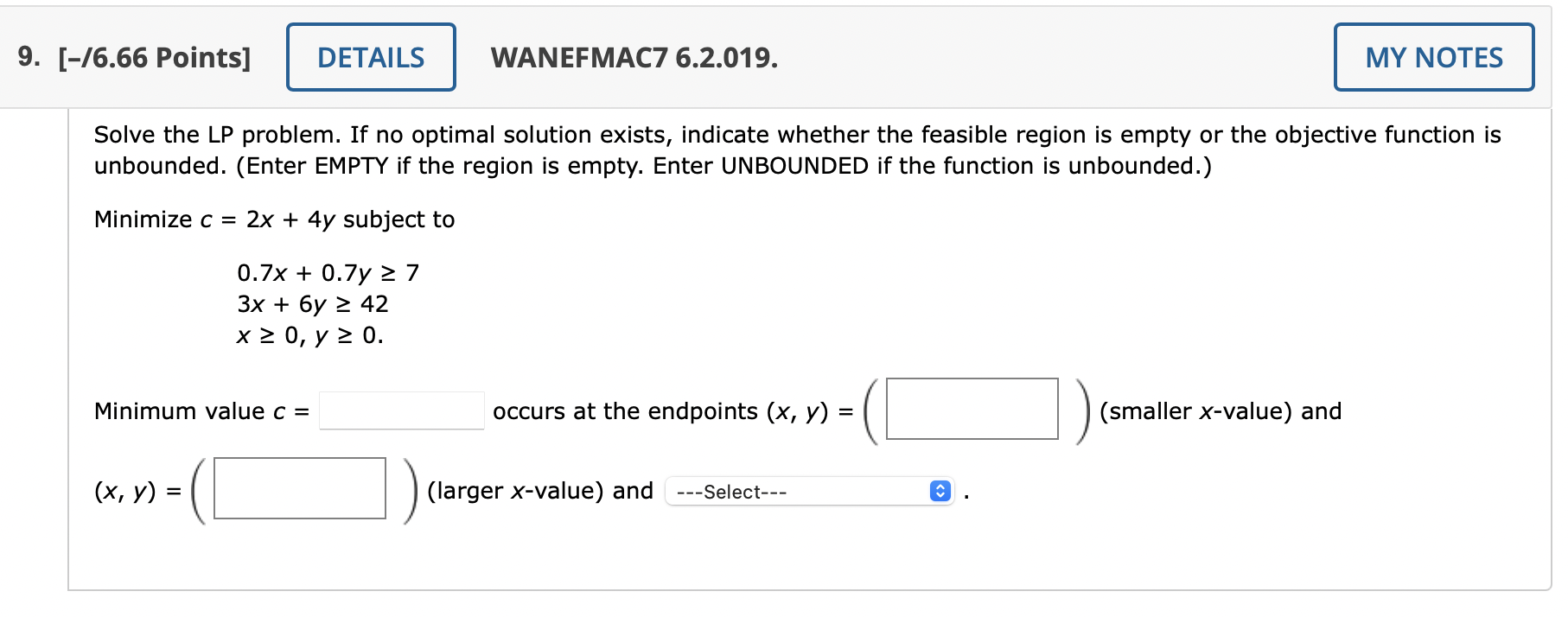 Solved Solve The LP Problem. If No Optimal Solution Exists, | Chegg.com