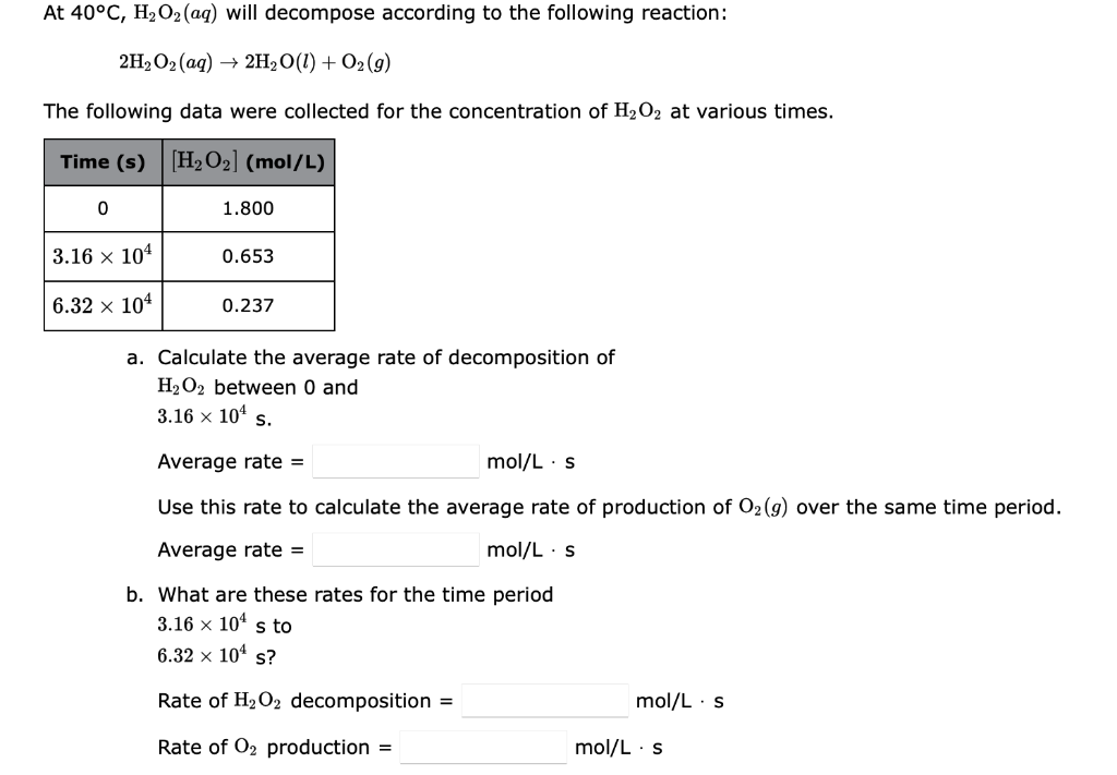 solved-2h2o2-aq-2h2o-l-o2-g-the-following-data-were-chegg