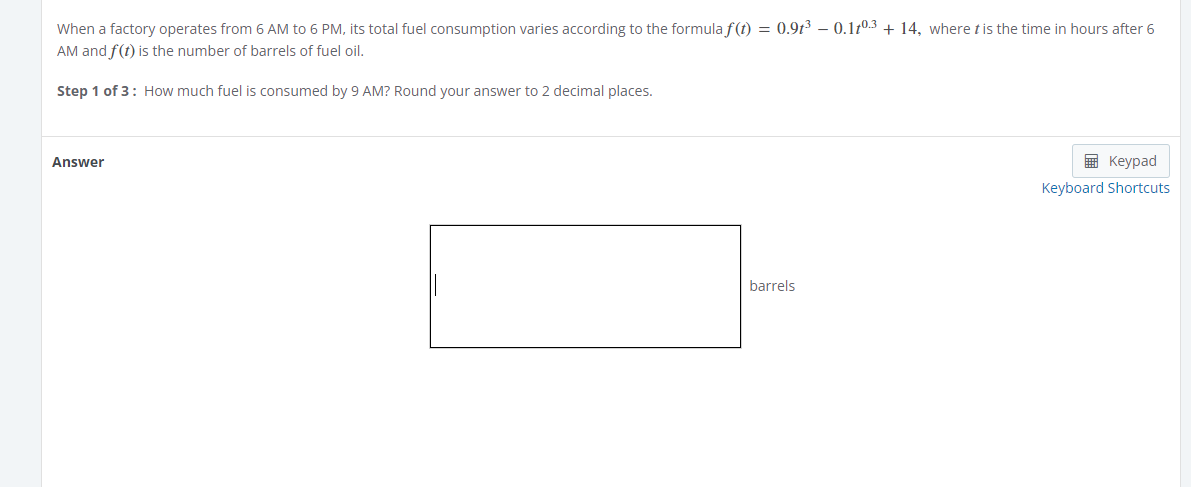 Solved When a factory operates from 6AM to 6PM its total Chegg