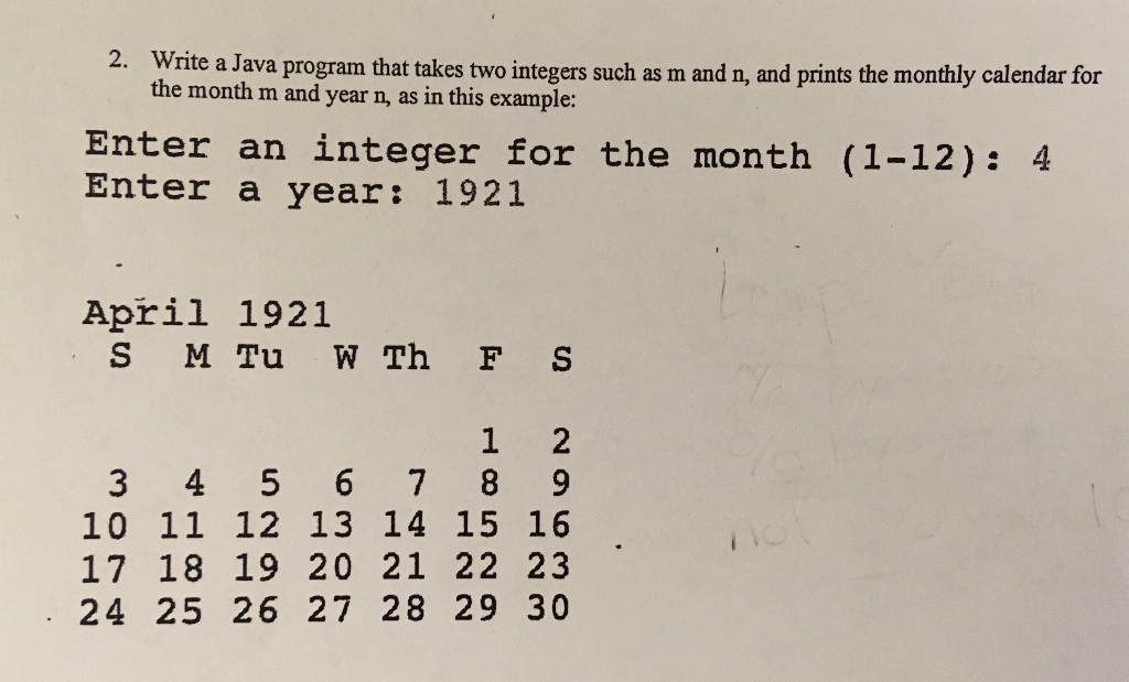 Solved 2. Write a Java program that takes two integers such | Chegg.com