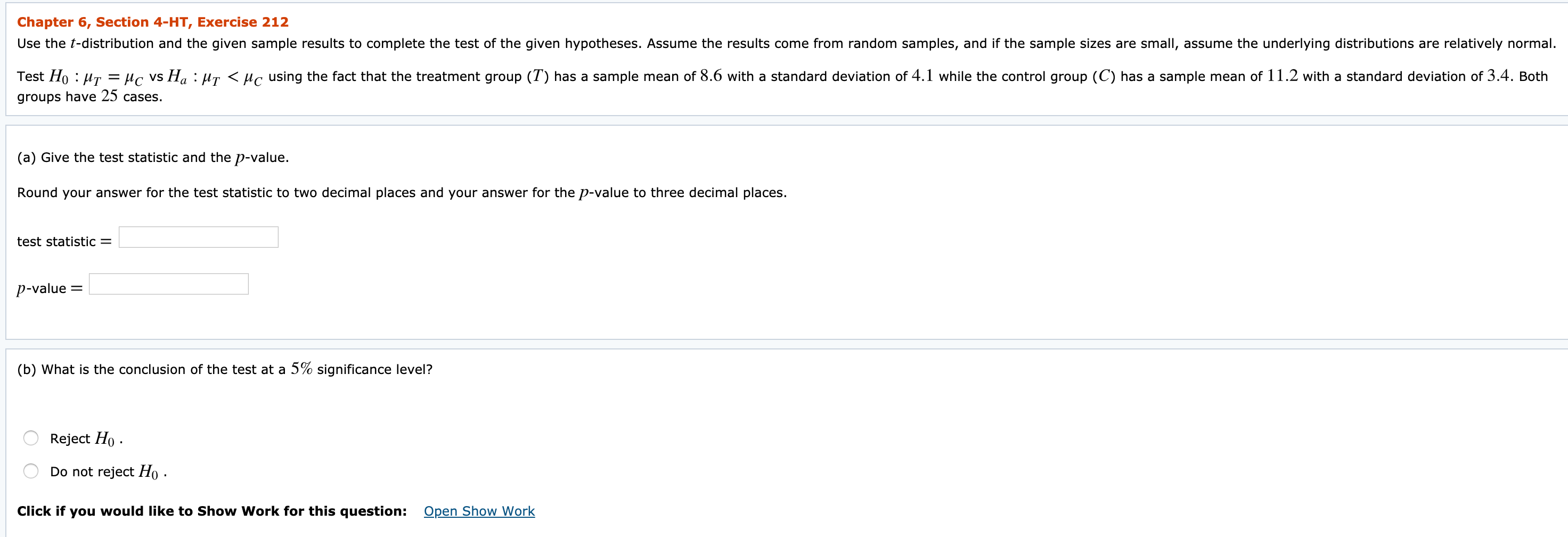 Solved Chapter 6, Section 4HT, Exercise 212 Use the