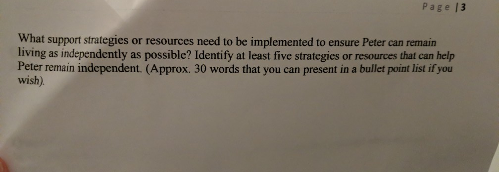 Page 13 What Support Strategies Or Resources Need To Chegg
