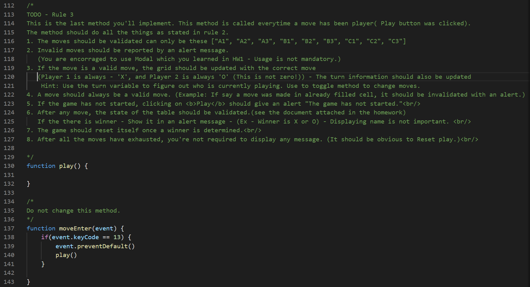 Solved Javascript Please help me implement TODO in the js | Chegg.com