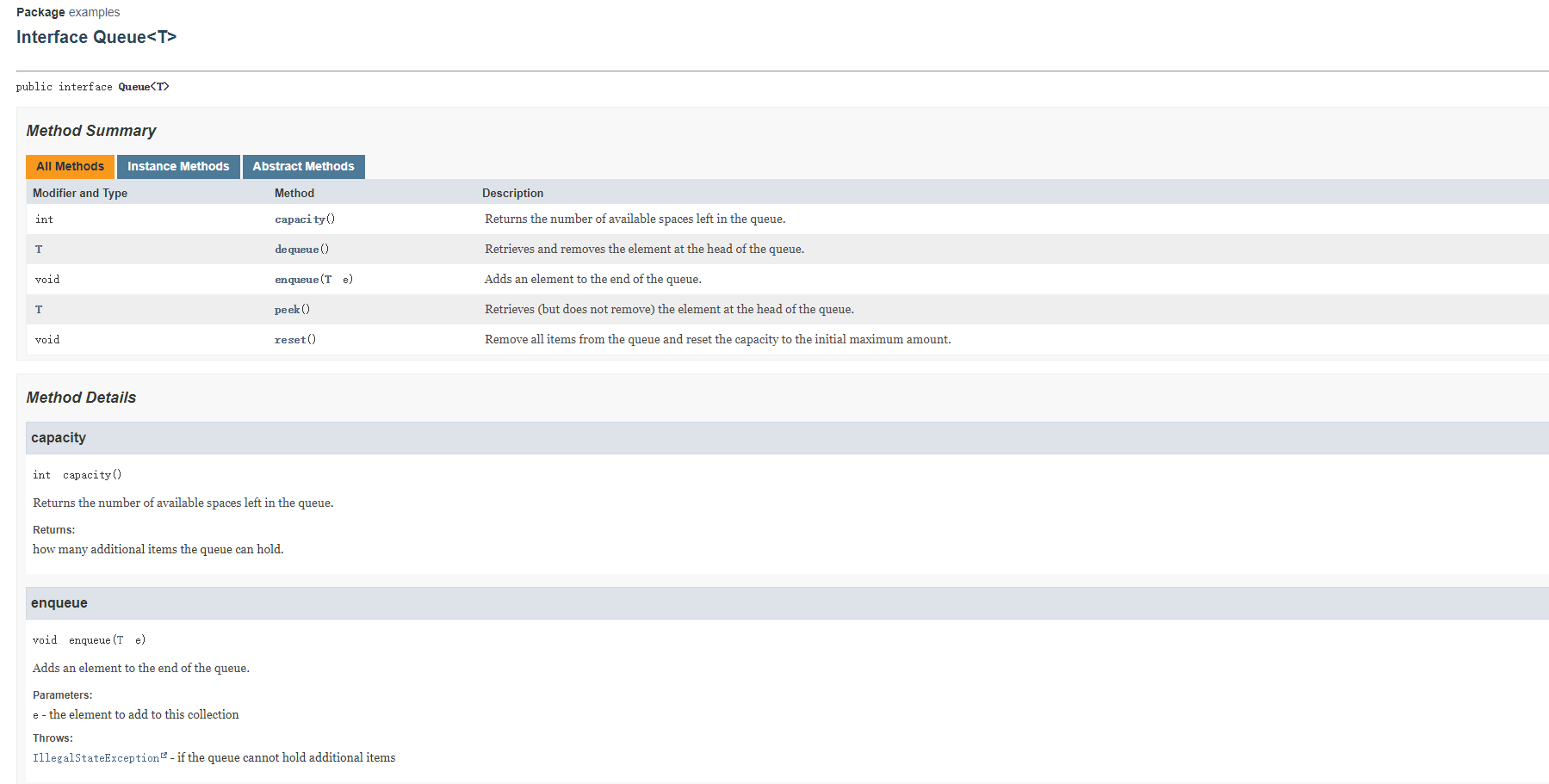 Solved Create an implementation of the Queue interface using | Chegg.com