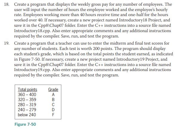 Solved 18. Create a program that displays the weekly gross | Chegg.com