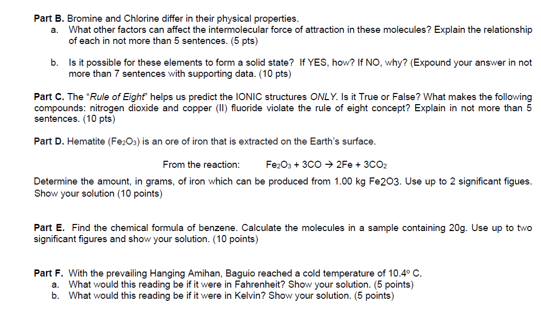 Solved I NEED ANSWERS SOLUTIONS AND EXPLANATIONS TO PART B, | Chegg.com