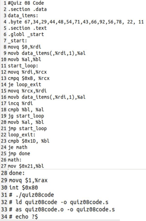 Solved What line number(s) contains the command to reenter | Chegg.com