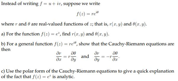 Solved Instead Of Writing F U Iv Suppose We Write F Chegg Com