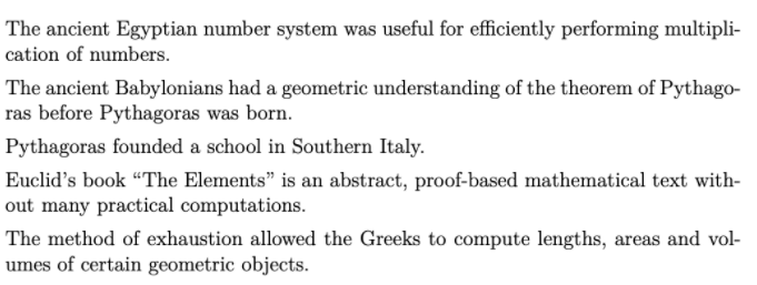 Solved The ancient Egyptian number system was useful for | Chegg.com