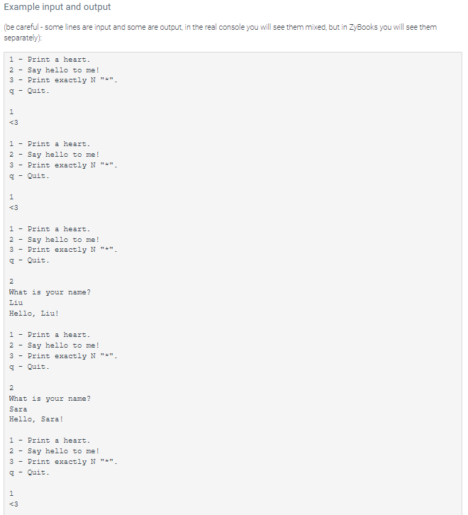Solved Today's menu will look like this: 2 N 1 Print a | Chegg.com