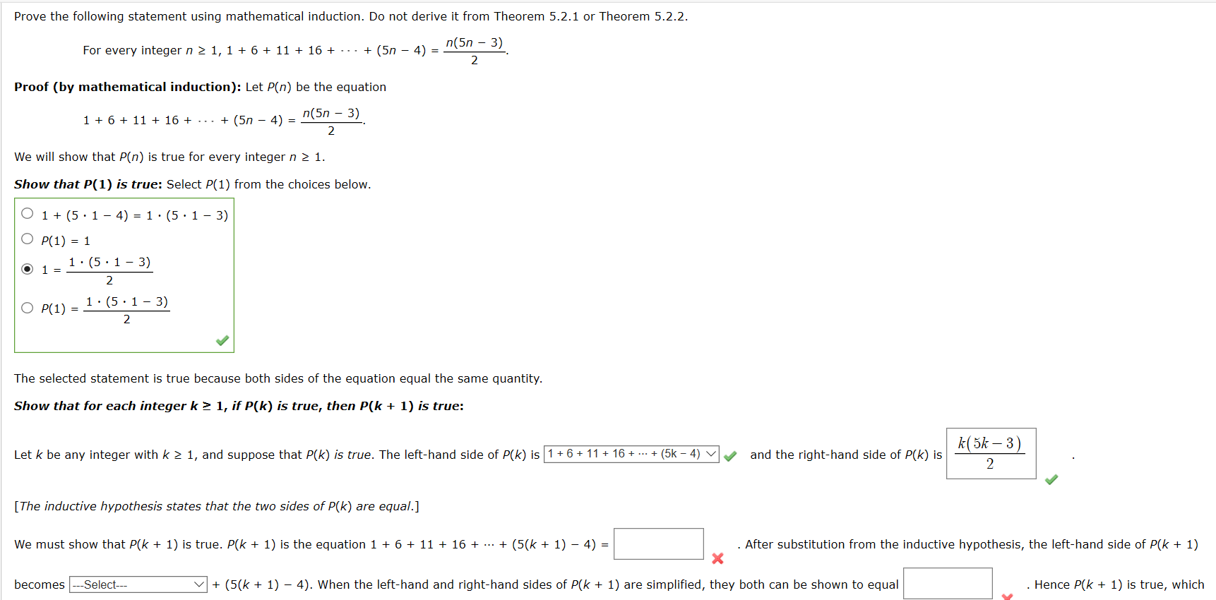 Solved Prove The Following Statement Using Mathematical I Chegg Com