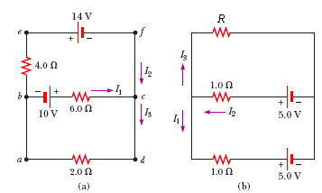 Solved 14 V 4.0 Ω 1.0Ω 10V 6.0 Ω 5.0 V 2.0 Ω 1.0 Ω 5.0 V | Chegg.com