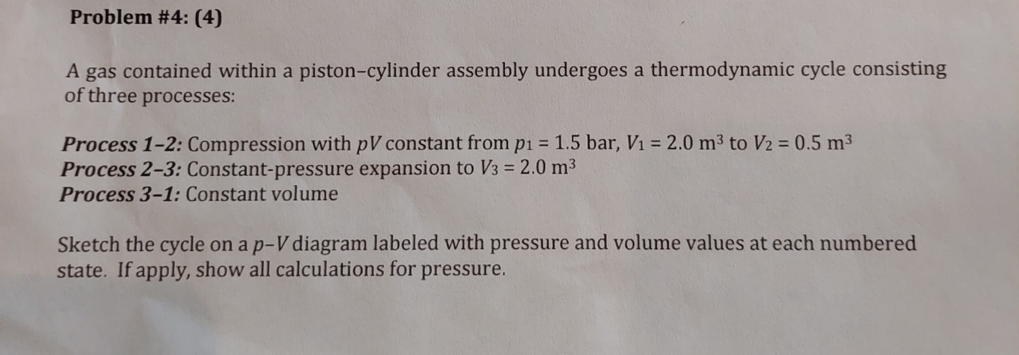 Solved A Gas Contained Within A Piston-cylinder Assembly | Chegg.com