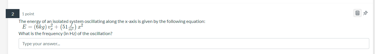 Solved 2 1 point The energy of an isolated system | Chegg.com