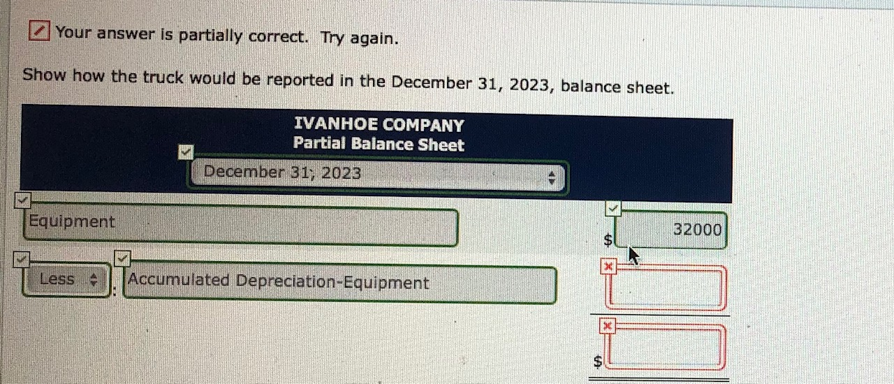 Solved Ivanhoe Company purchased a delivery truck for