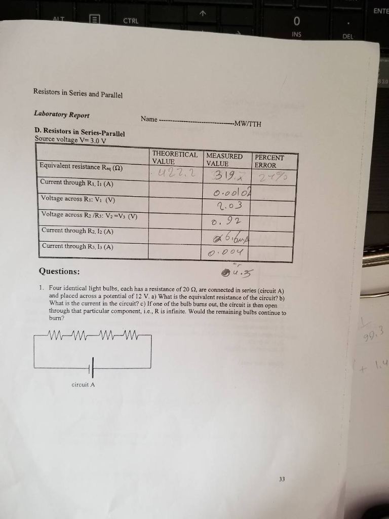 Resistors In Series And Parallel Lab Answers vrogue.co