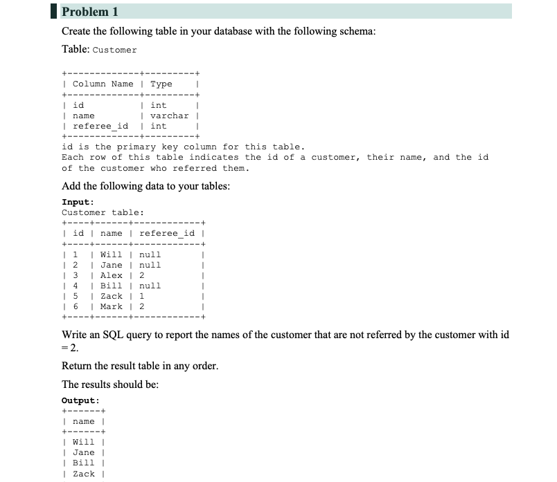 Solved Please post the screenshot of query window along with | Chegg.com