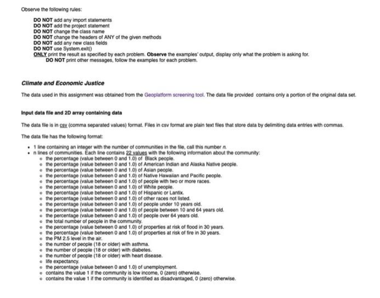 Solved code in java for answers 1-6: We provide the function | Chegg.com
