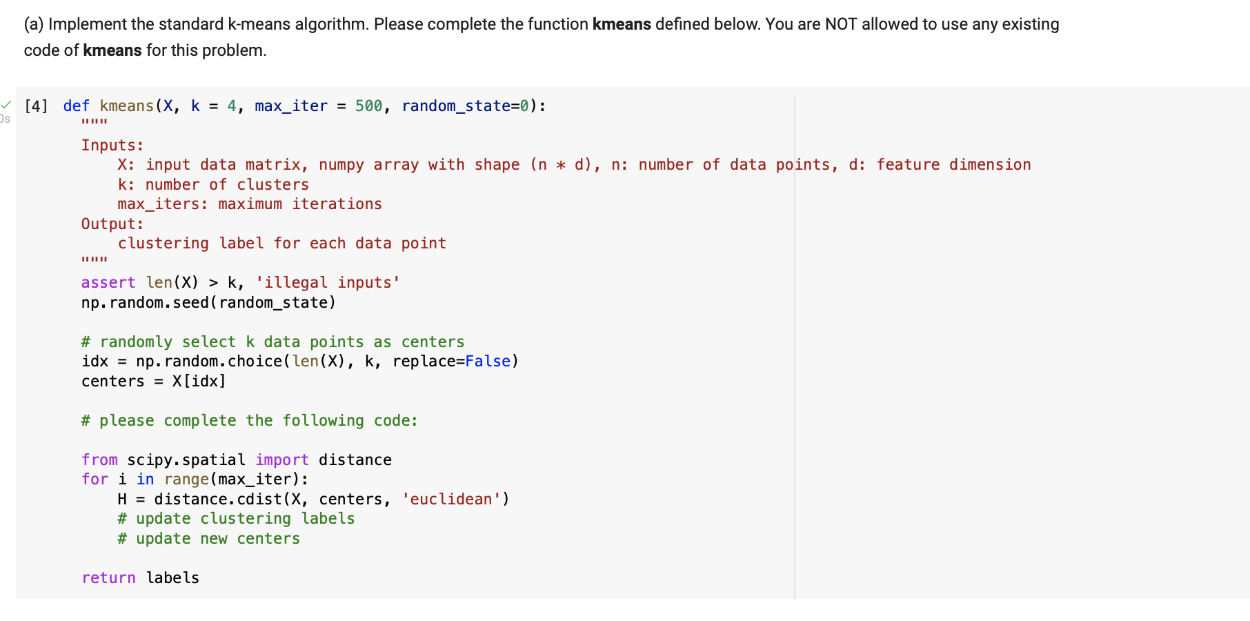 k-means Clustering on Images In this problem, you'll | Chegg.com