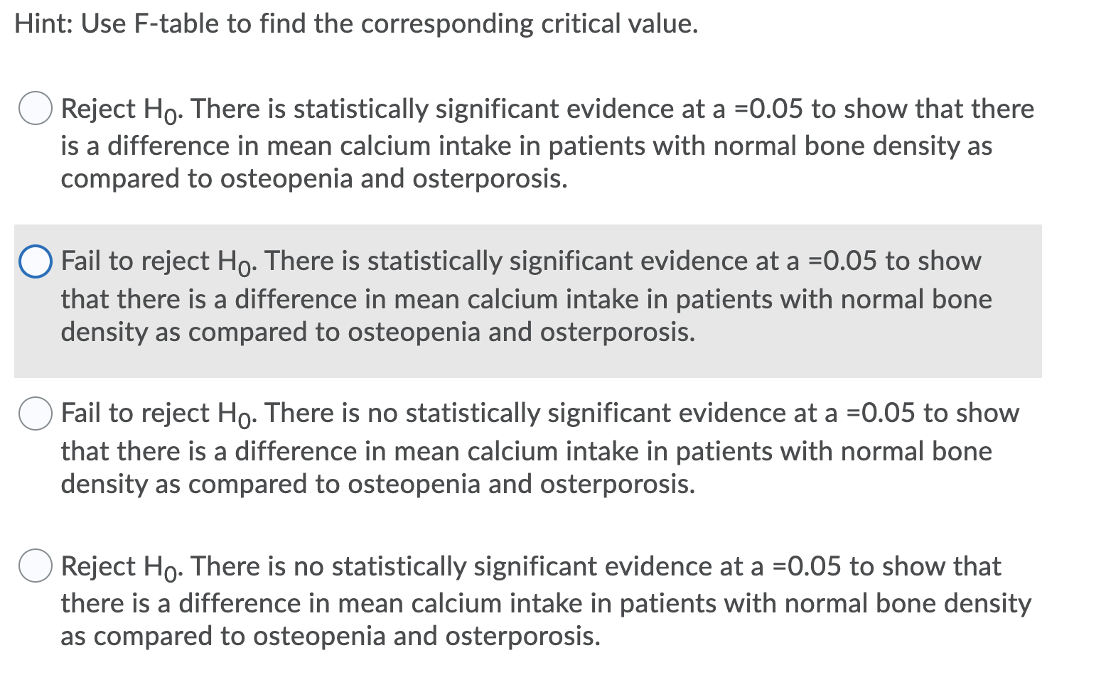 Solved Question 7 (1 point) A study is designed to test | Chegg.com