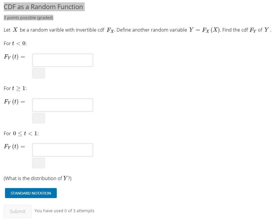 Solved CDF as a Random Function 3 points possible (graded) | Chegg.com