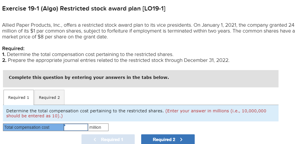 solved-exercise-19-1-algo-restricted-stock-award-plan-chegg