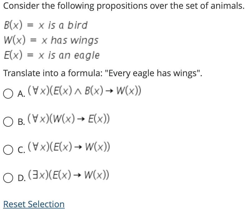 Solved Consider The Following Propositions Over The Natural | Chegg.com