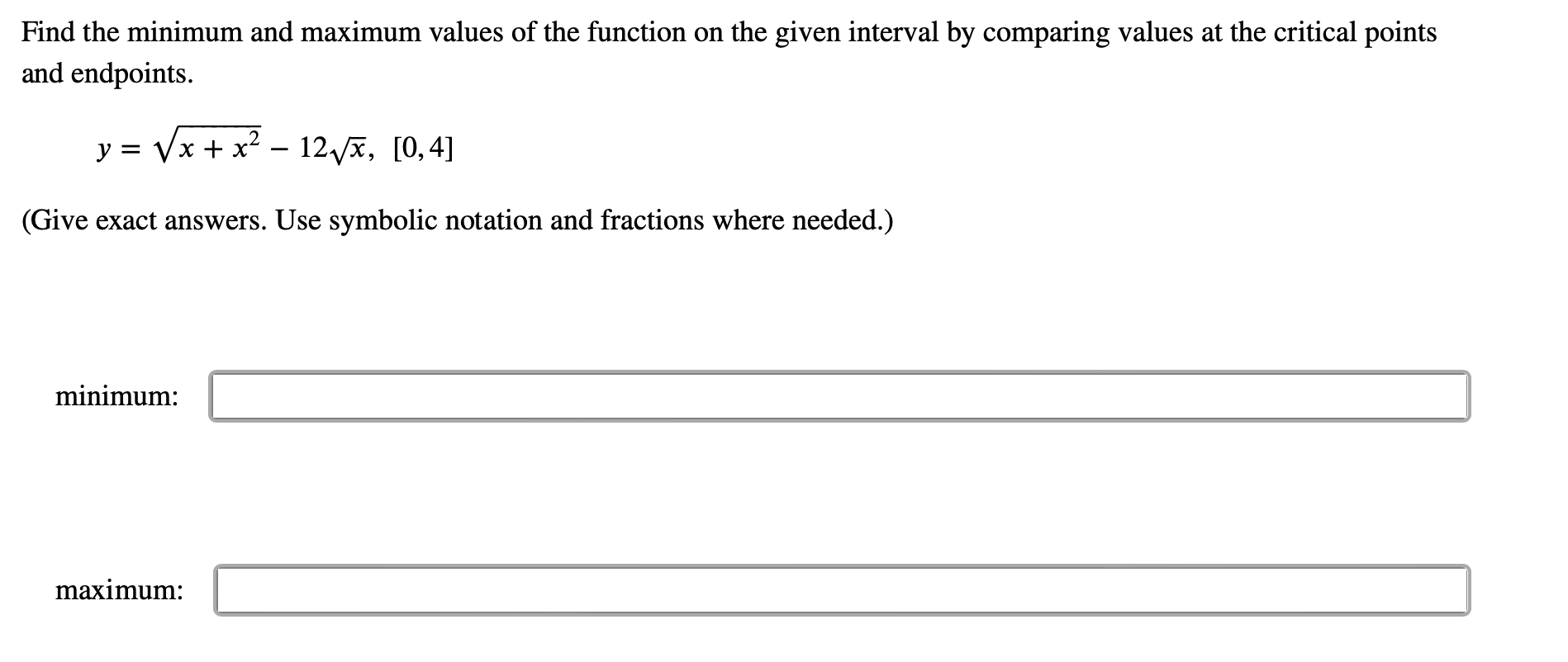 Solved Find All Critical Points Of The Function Fxx24x 8924