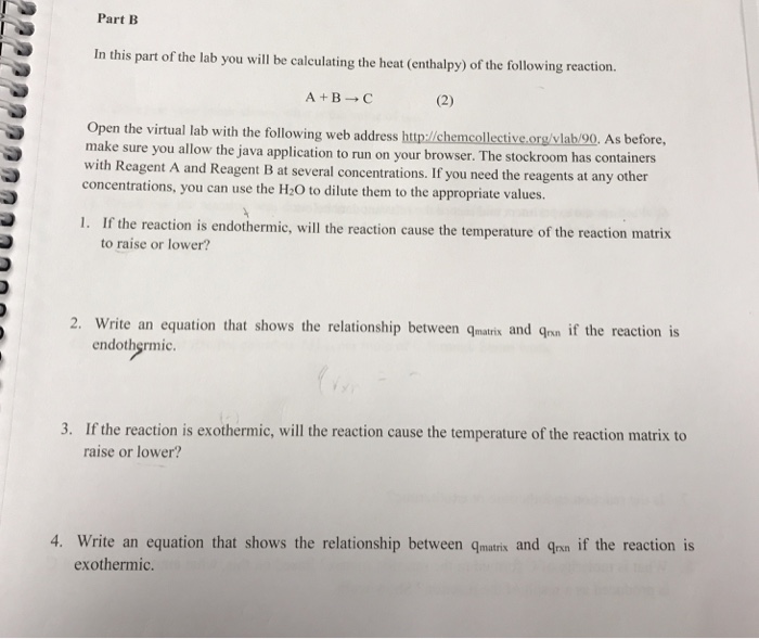 Solved Part B In this part of the lab you will be