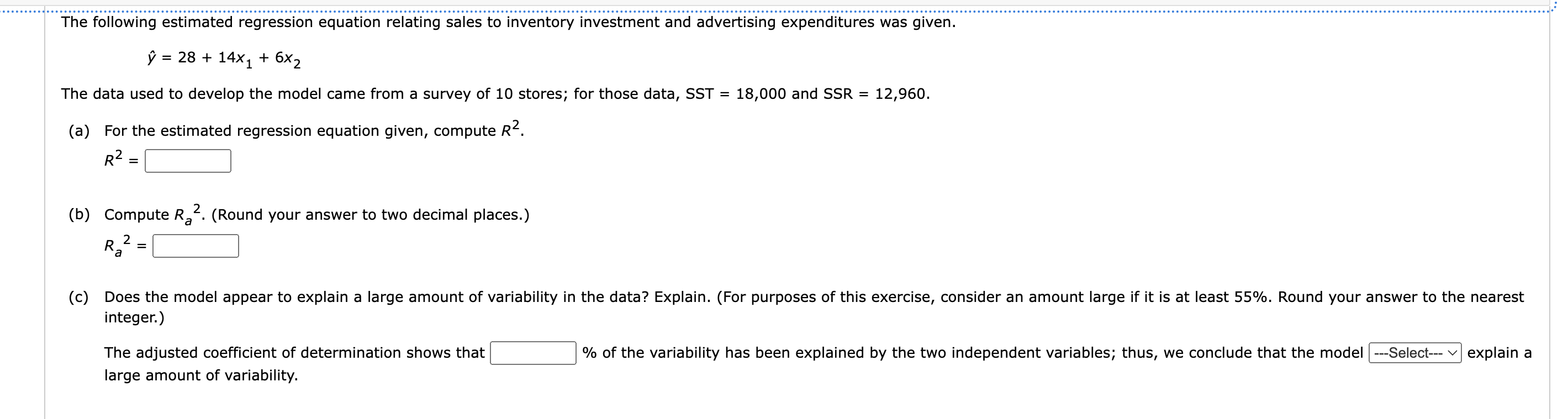 solved-the-following-estimated-regression-equation-relating-chegg