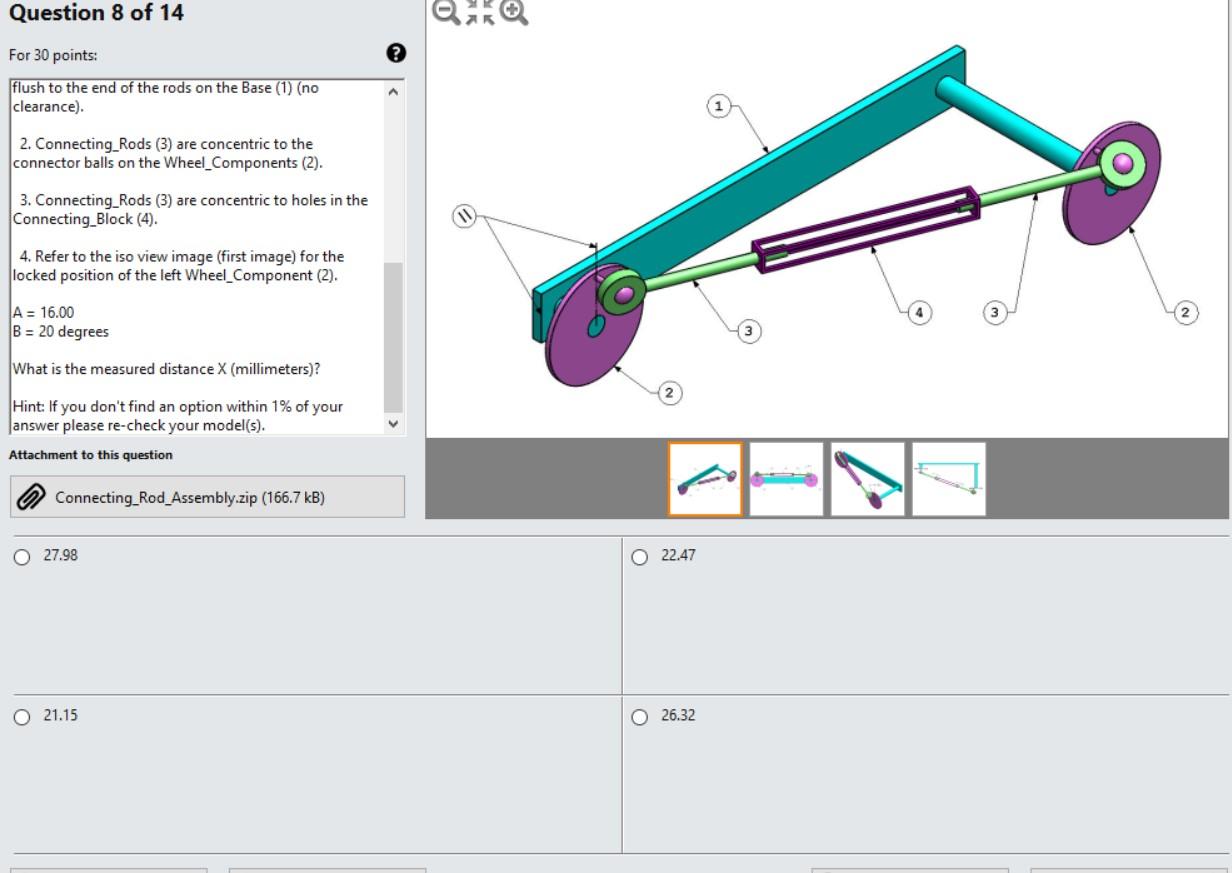 Solved E11501 Build this assembly in SOLIDWORKS (Connecting