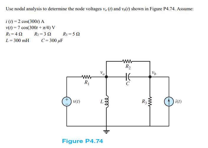 Solved Complete Problem 4.74 From Problem Set 8 Using The | Chegg.com