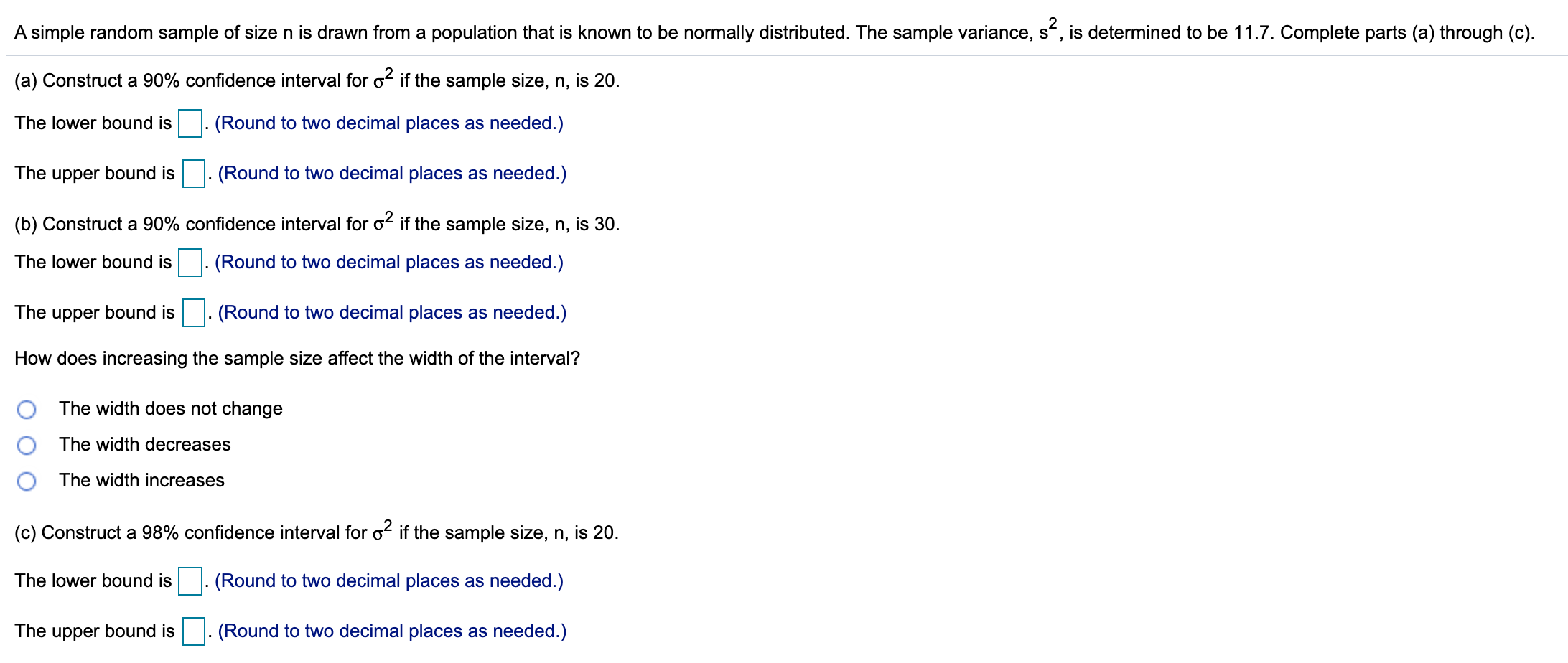 Solved A simple random sample of size n is drawn from a | Chegg.com