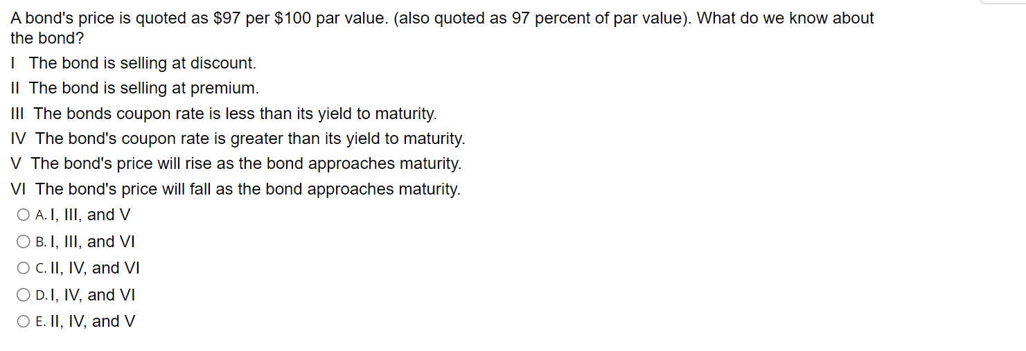 quoted price of a bond meaning