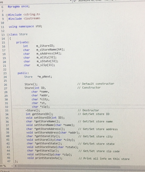 C++ programming language program I'VE ATTACHED MY | Chegg.com