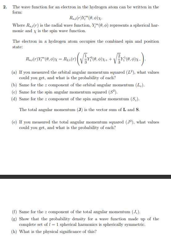 Solved I Would Appreciate A Solution To All Parts To Che Chegg Com