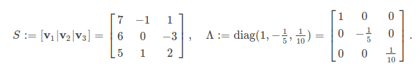 Solved let and that (v1, v2, v3) is a diagonalization of a | Chegg.com