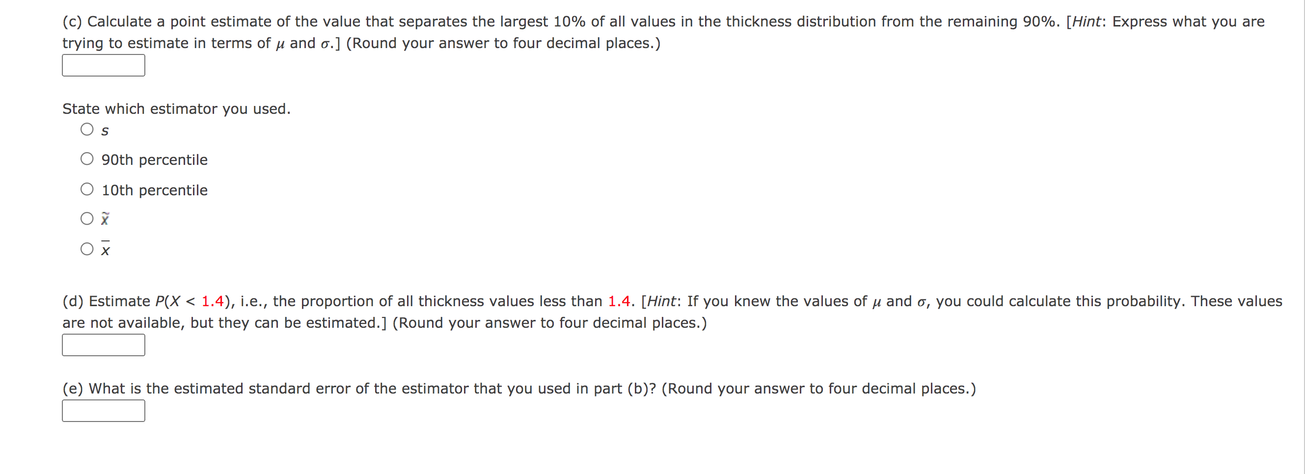 Solved Consider the following sample of observations on | Chegg.com