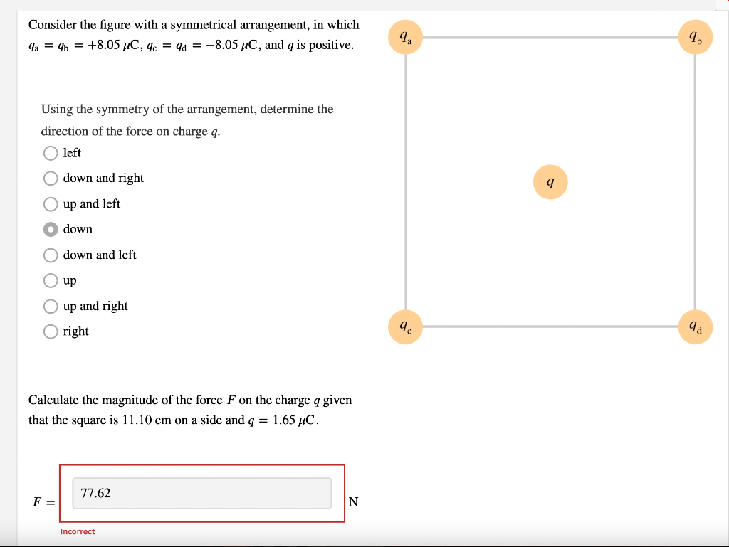 Solved Consider the figure with a symmetrical arrangement, | Chegg.com