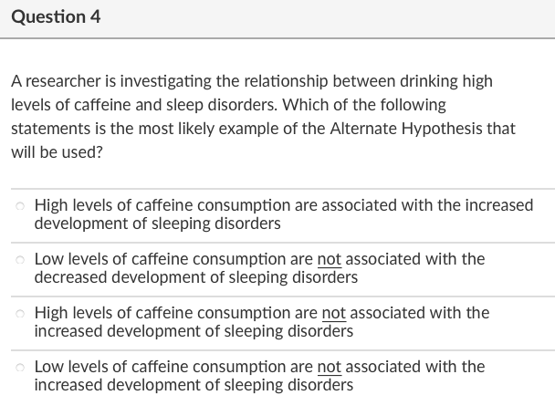Solved A researcher is investigating the effect of a | Chegg.com