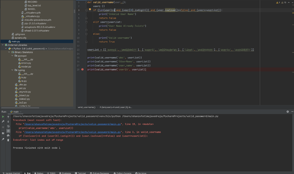 Solved can anyone please help me correct my code :)) in | Chegg.com